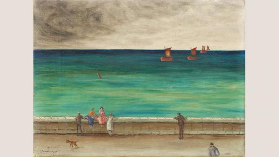 Joachim Ringelnatz, An der Kaimauer, 1925, Joachim-Ringelnatz-Museum, Cuxhaven, erworben aus Mitteln der HERMANN REEMTSMA STIFTUNG, Hamburg, 2025